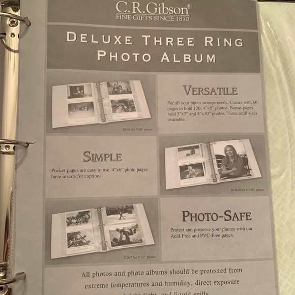 Price firm. Price ⬇️ New Deluxe 3 Ring Photo album with journaling space - Picture 4 of 7